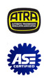 ATRA and ASE Certification Logos